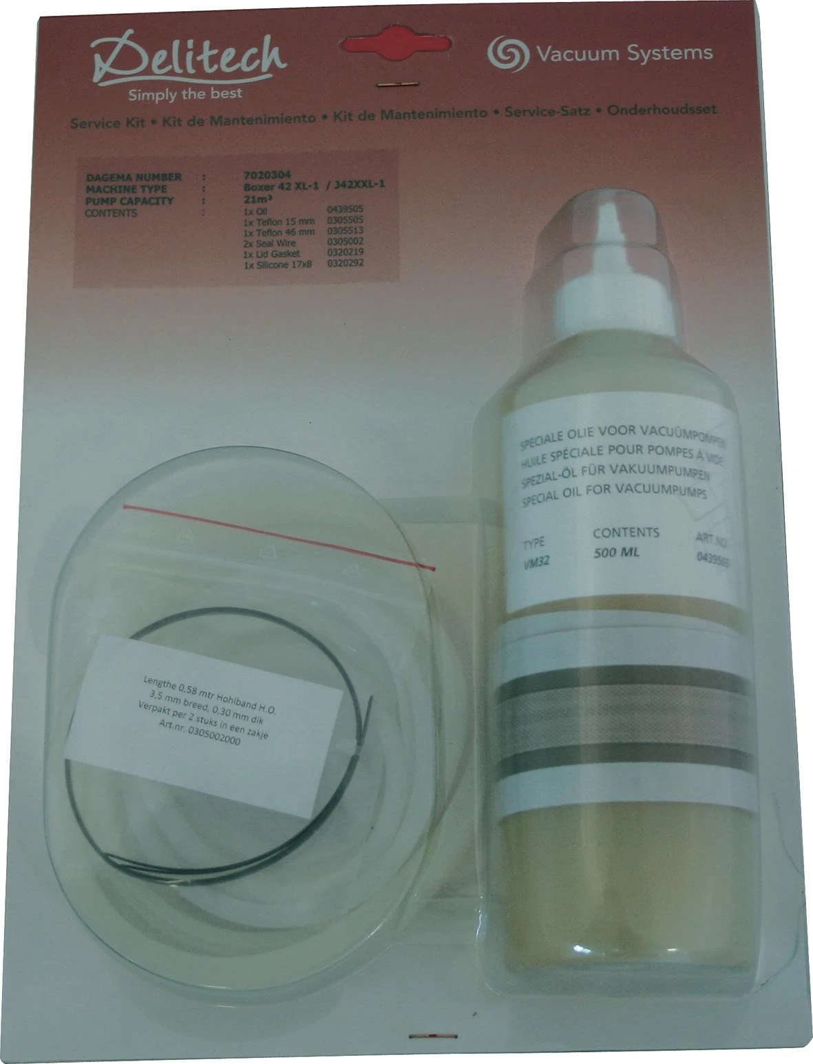 Henkelman Service-Satz Für Vakuummaschine Jumbo 42 XL Und 42 XXL Delitech 3 Henkelman Service-Satz Für Vakuummaschine Jumbo 42 XL Und 42 XXL Delitech