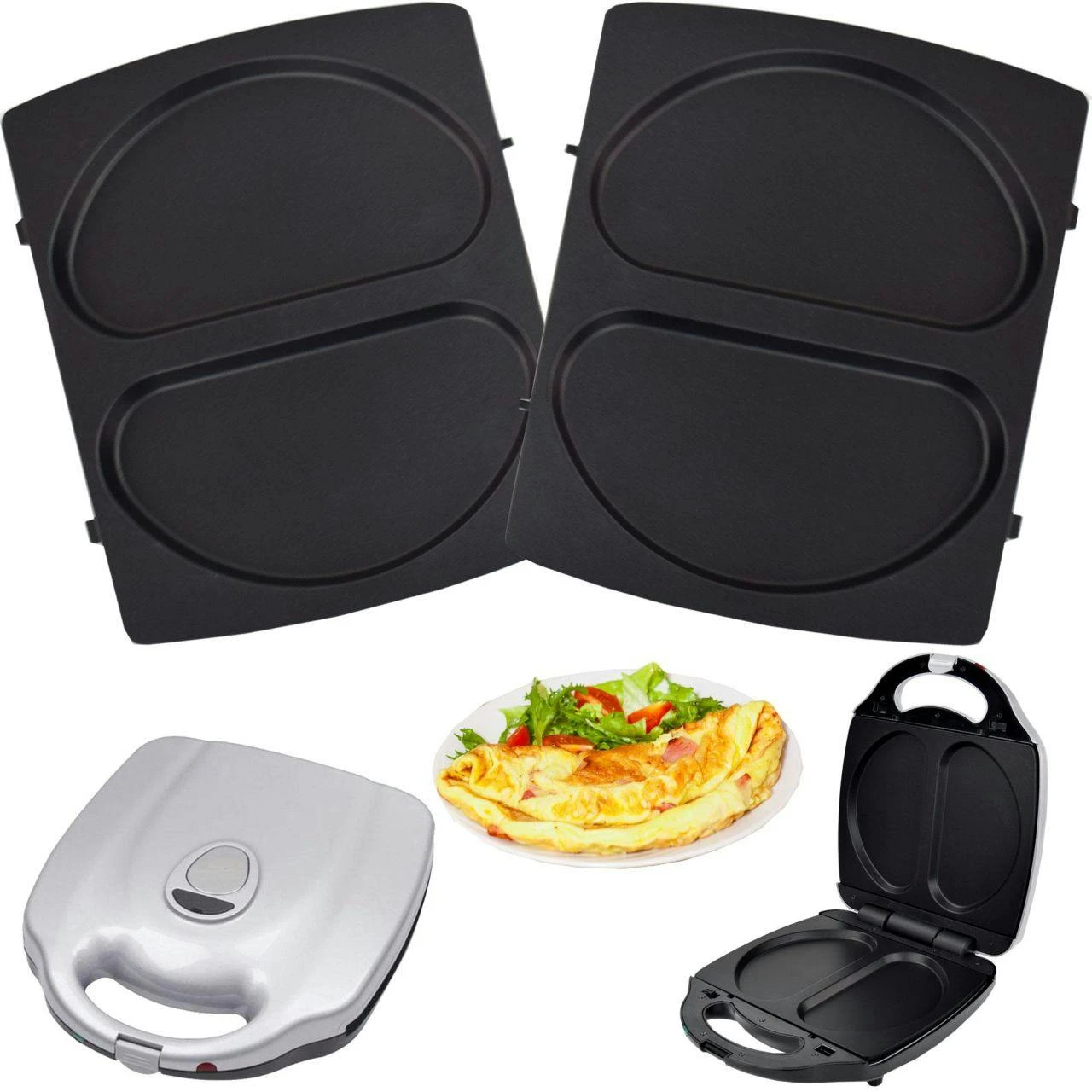 ZN-2000W 3 In 1 Sandwich Waffel Grill 4 ZN-2000W 3 In 1 Sandwich Waffel Grill – Bild 2