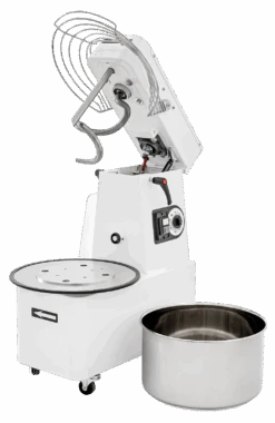 Teigknetmaschine - 32 Liter / 25 Kg - Aufklappbar - Abnehmbarer Kessel - 1 Geschwindigkeit - 400 V