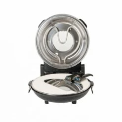 Schäfer Pizzamaker 32cm Mit Zubehör Express Pizzaofen 1200W Keramiksteinplatte 360-400ºC (schwarz) -Küchengeräte 61b4e267 bbe0 42e2 b366 cf02818bd23f