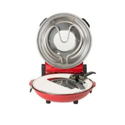 Schäfer Pizzamaker 32cm Mit Zubehör Express Pizzaofen 1200W Keramiksteinplatte 360-400ºC (rot) -Küchengeräte 89bb417d 6fc1 4d34 8e64 b10ff03b5462 1