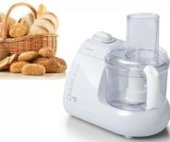Bosch OSKAR The Best Start Küchenmaschine Weiß 600 Watt Behälter, Stahlmesser, Rezept -Küchengeräte ba635c39 13e7 43db aeae 1f06cc1ef219