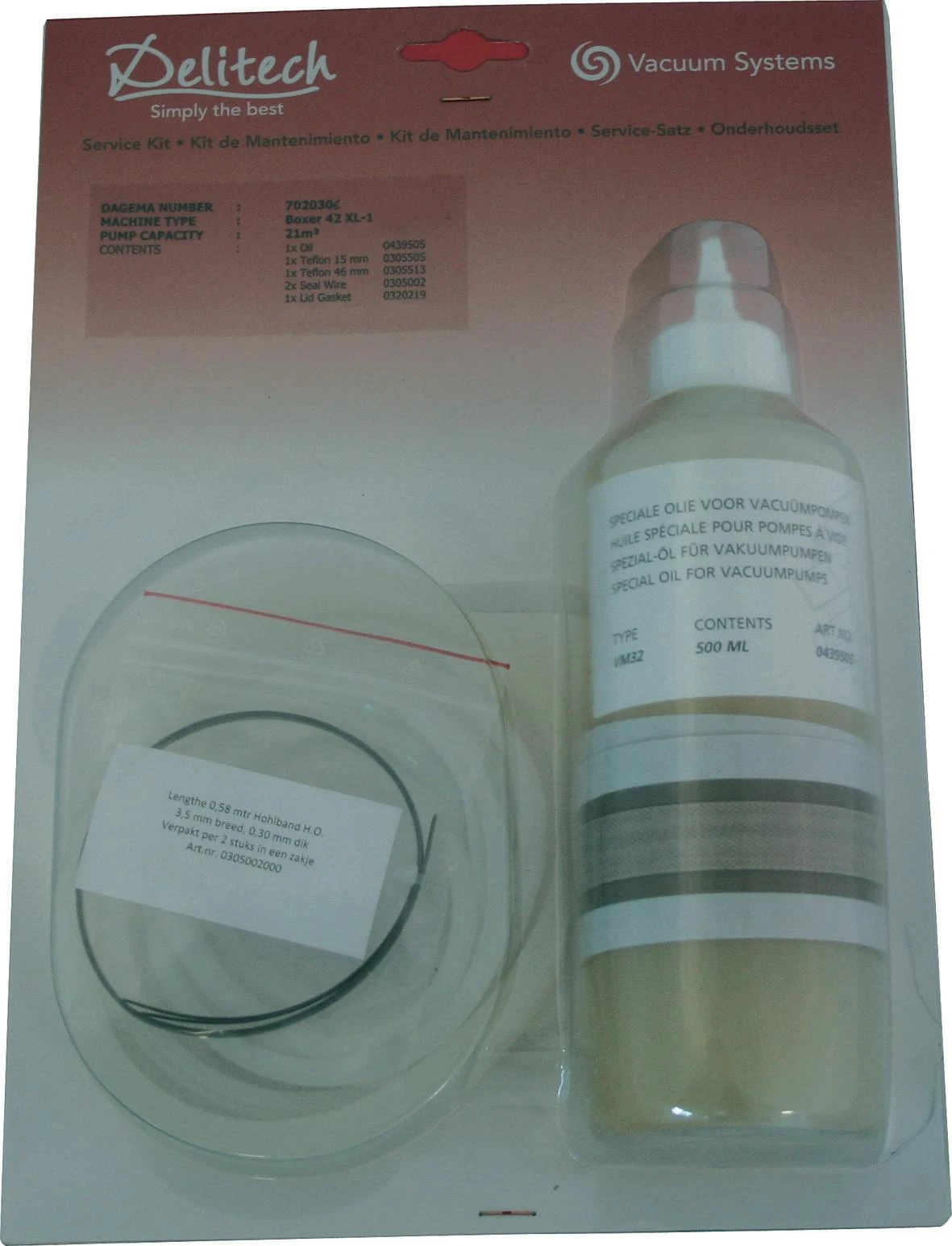 Henkelman Service-Satz Für Vakuummaschine Jumbo 30 Delitech 7 Henkelman Service-Satz Für Vakuummaschine Jumbo 30 Delitech – Bild 5